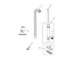 Kenmore 11630412001 hose and attachments diagram