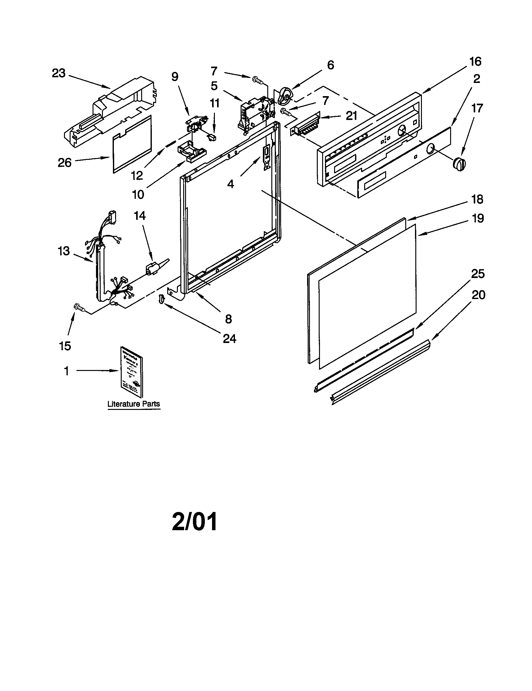 Frame and console