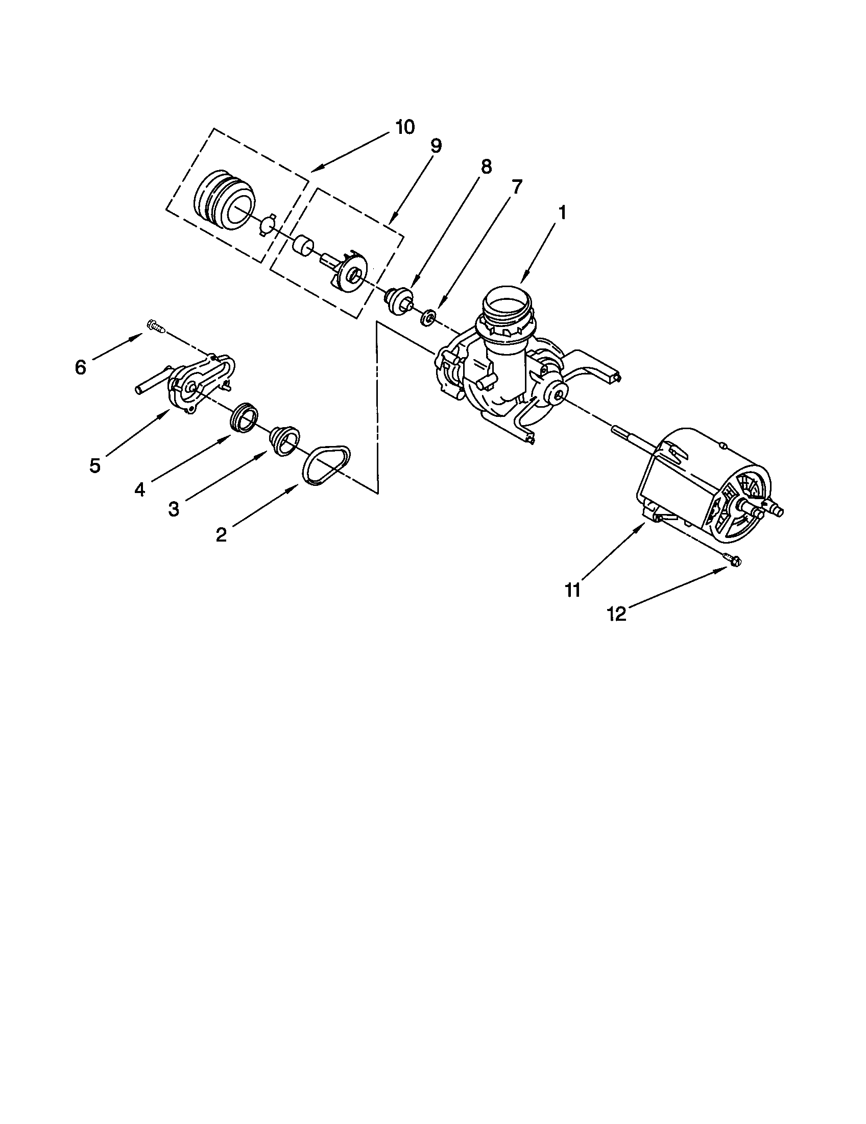 Pump and motor