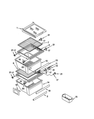 Refrigerator shelf