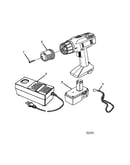 3/8", 16.8 volt cordless drill