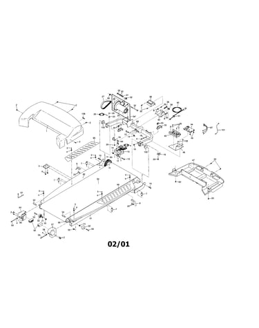 Motor/walking belt