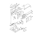 Whirlpool ACQ244XK0 airflow and control diagram