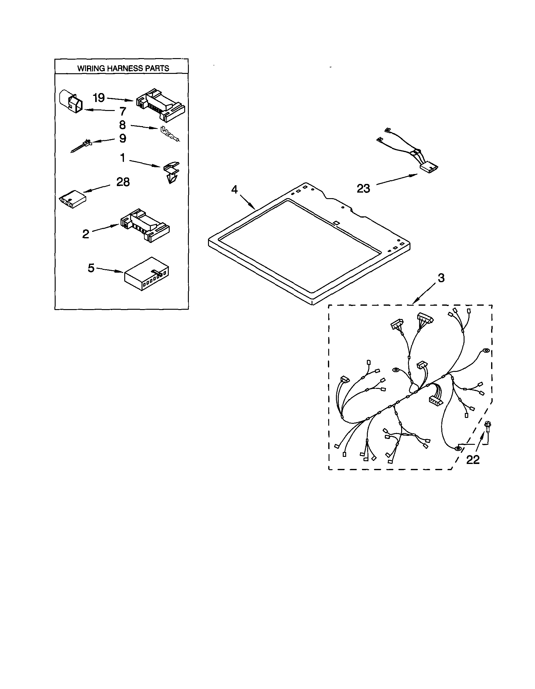 Dryer top