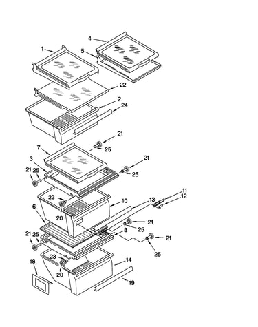 Refrigerator shelf
