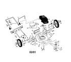 Craftsman 917378420 rotary lawn mower diagram