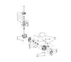 Whirlpool LSN1000JT1 brake/clutch/gearcase/motor/pump diagram