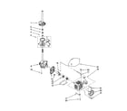 Whirlpool LSR5132JQ1 brake/clutch/gearcase/motor/pump diagram