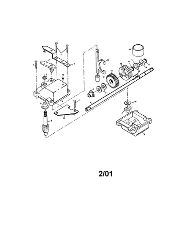 Gearcase assembly 175258