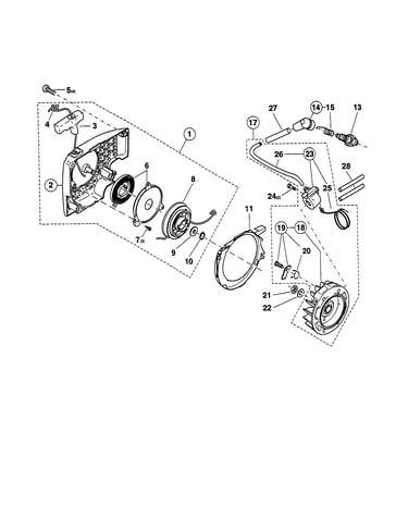 Ignition electronics, starter