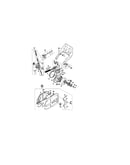 Oil pump, clutch, chain brake