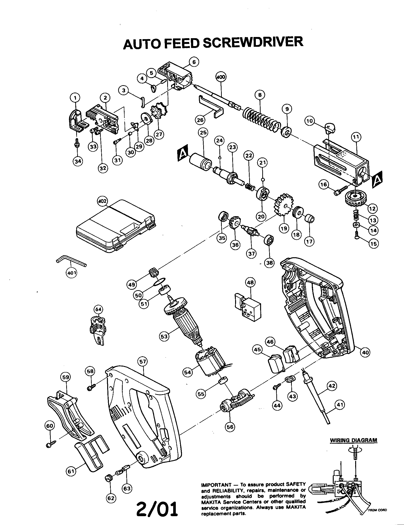 Autofeed screwdriver