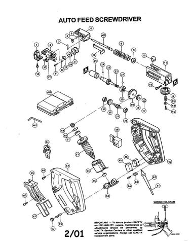 Autofeed screwdriver
