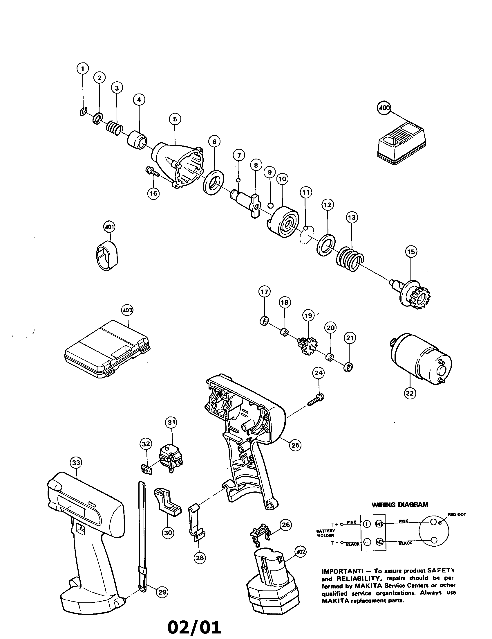 Cordless impact driver
