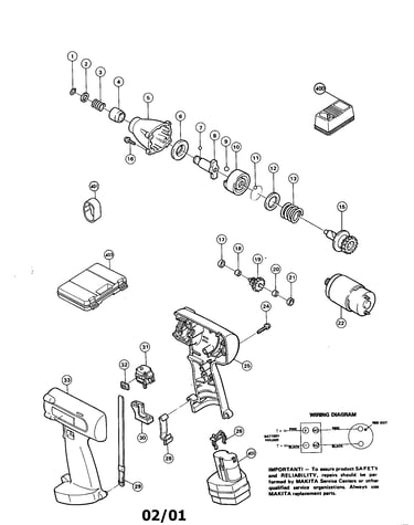 Cordless impact driver