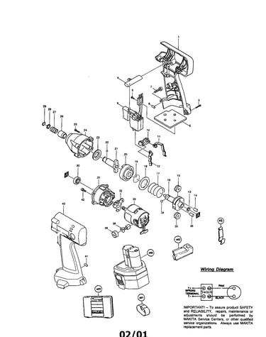 Cordless impact driver
