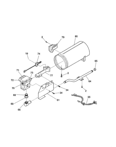 Burner tube/sensor