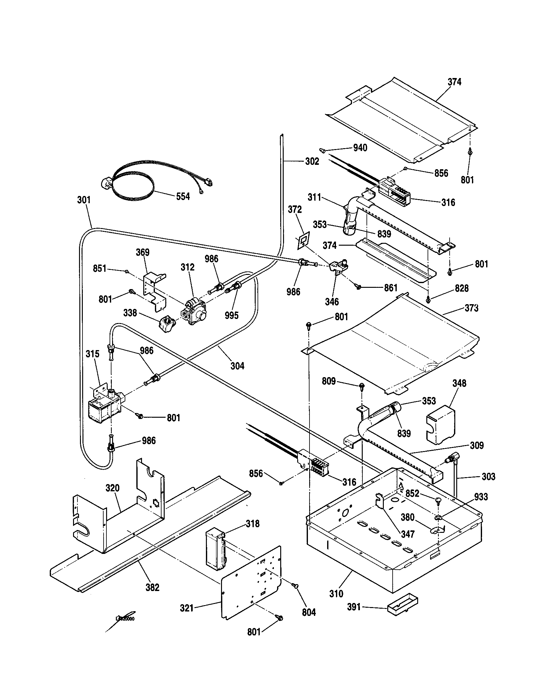 Oven burner