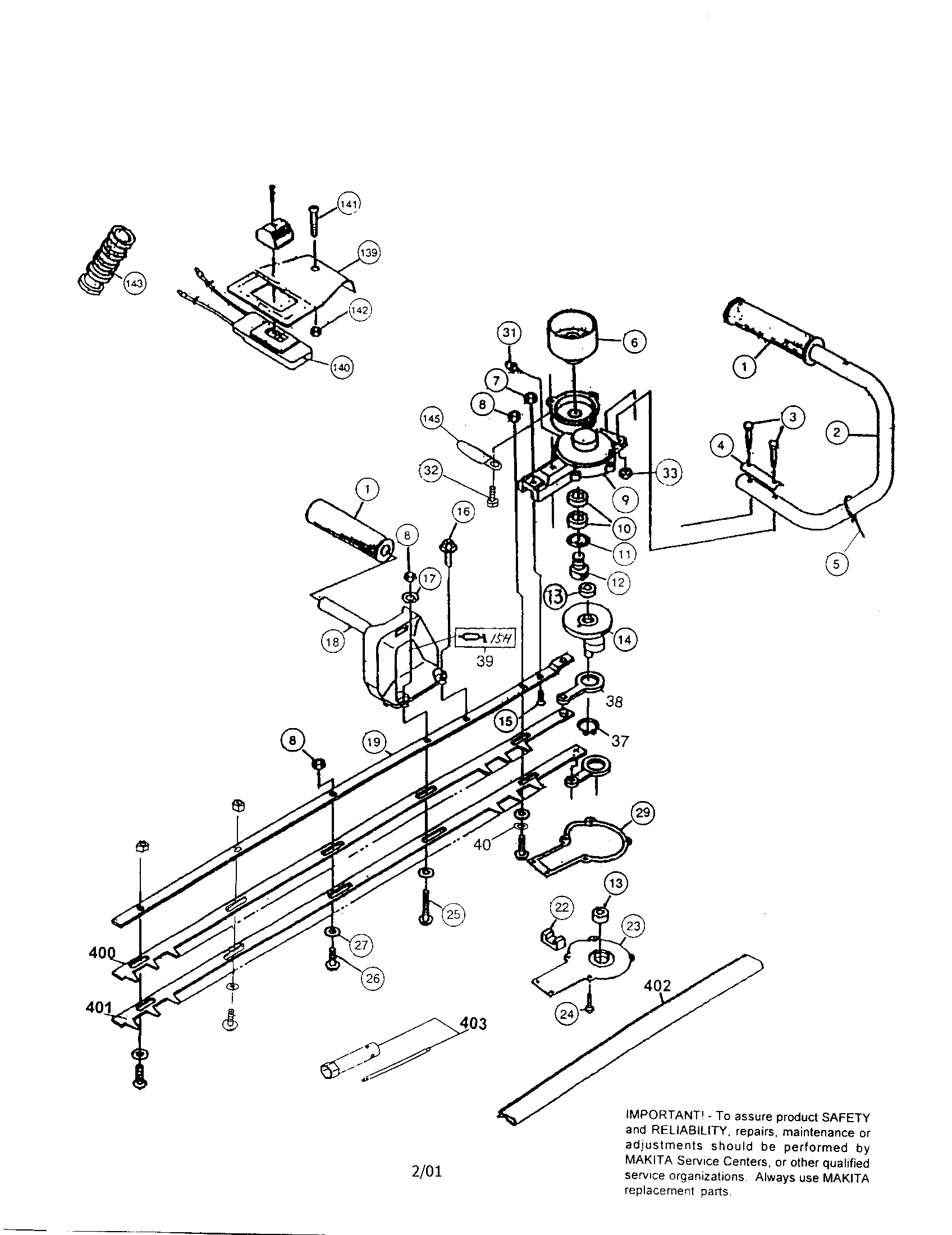 24-3/8" gas hedge trimmer