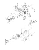 Crankcase/rewind starter