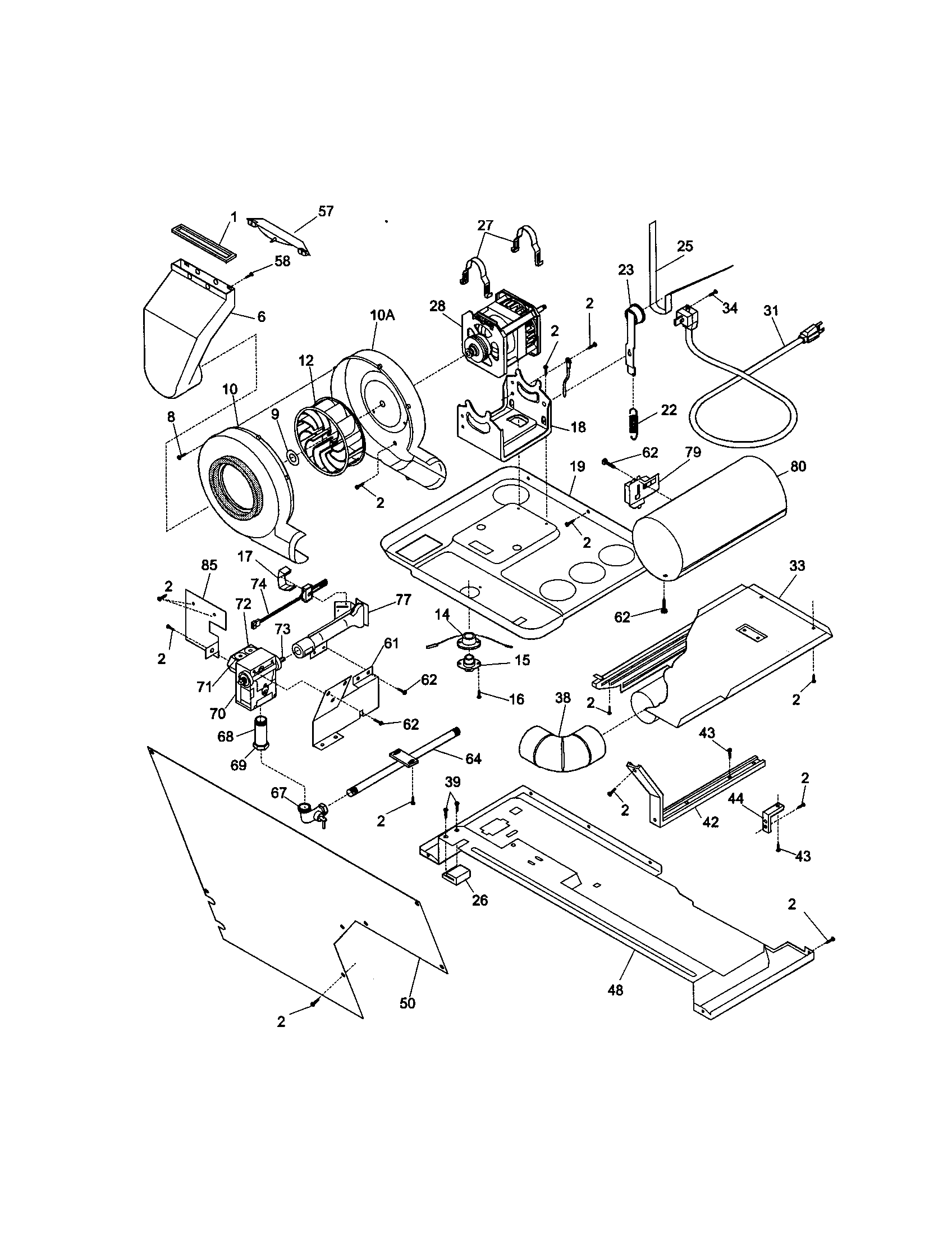 Housing blower