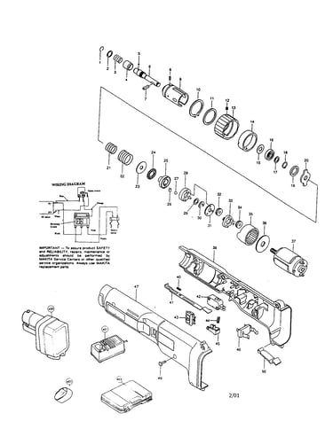 Cordless screwdriver