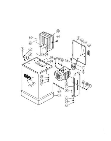 Jwbs-14cs - stand assembly