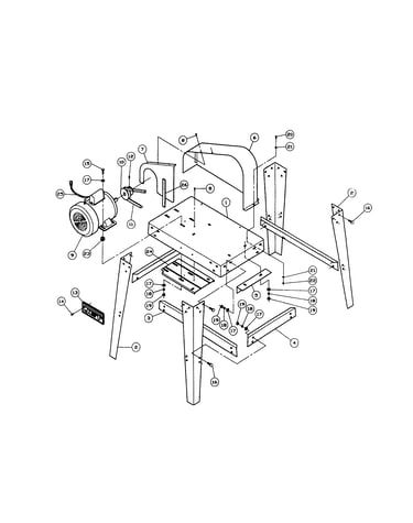 Jwbs-140s - stand assembly