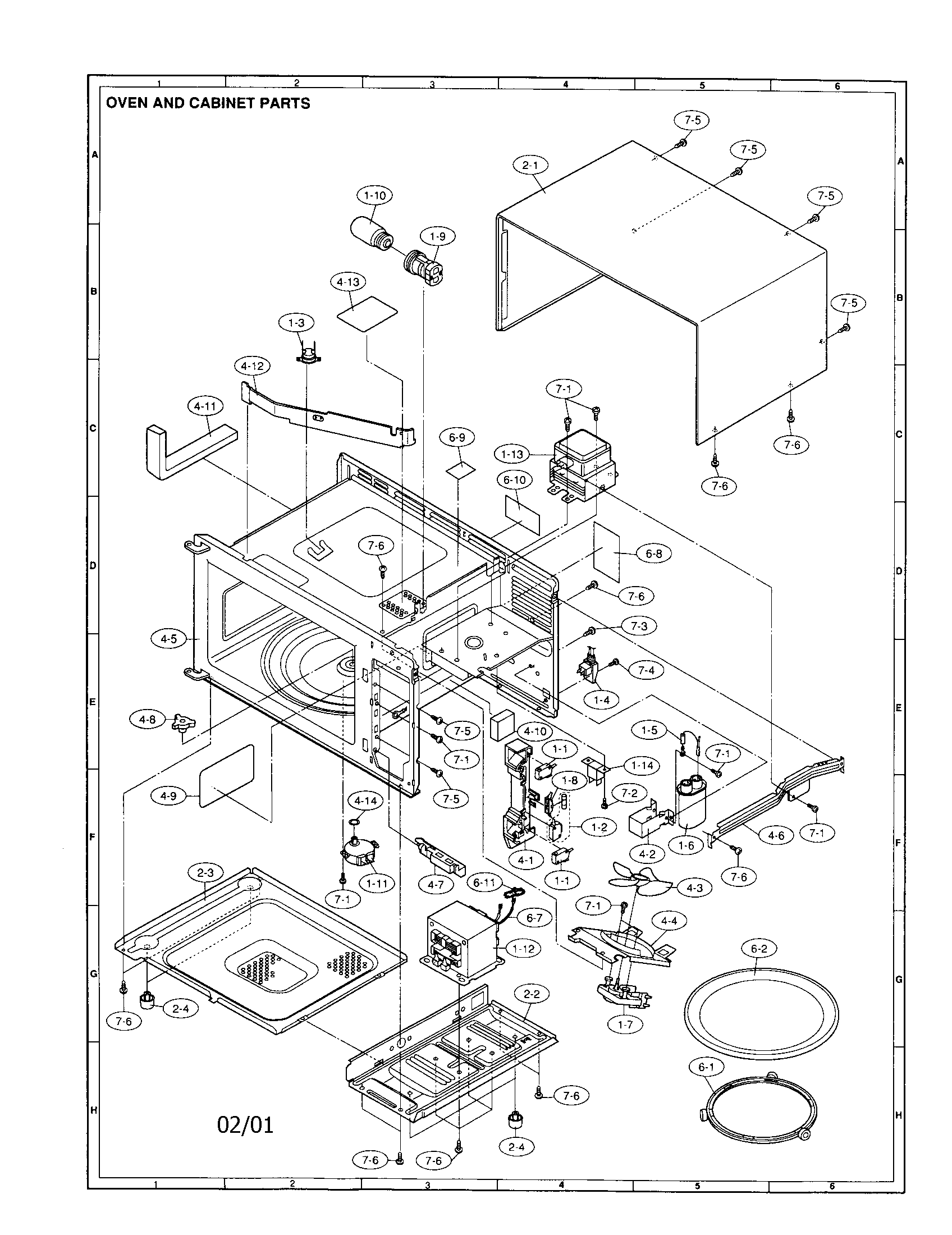 Oven and cabinet