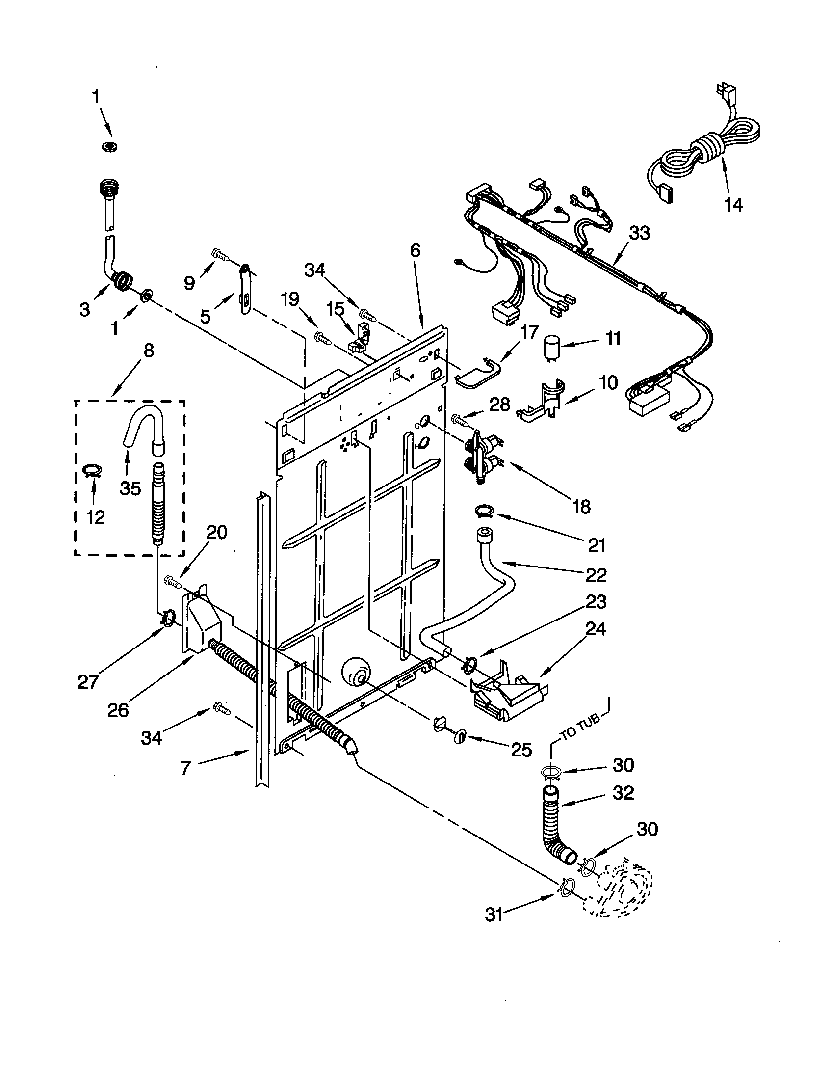 Rear panel