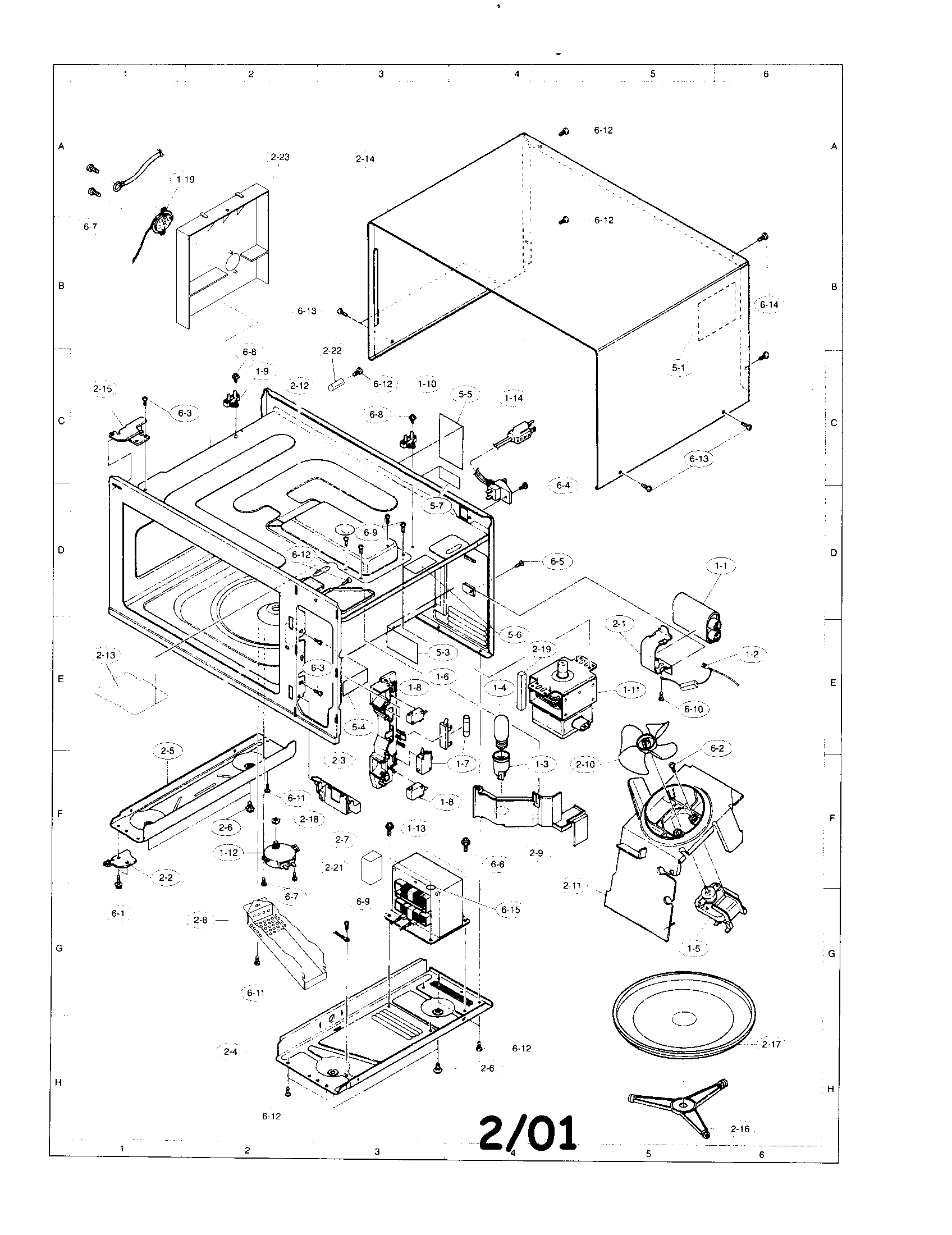 Cavity assembly r-h85