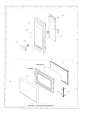 Control panel and door