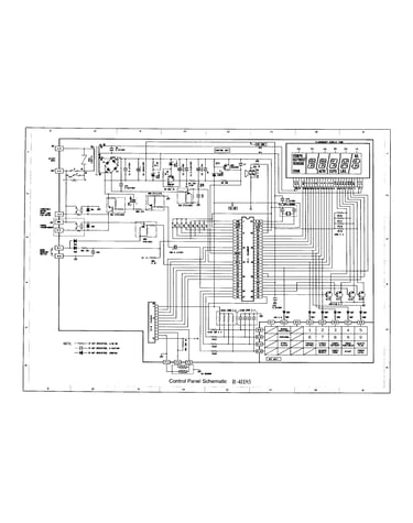 Control panel schematic r-4h84