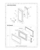Control panel and door