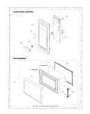 Control panel and door