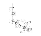 Kenmore 11022422100 brake/clutch/gearcase/motor/pump diagram