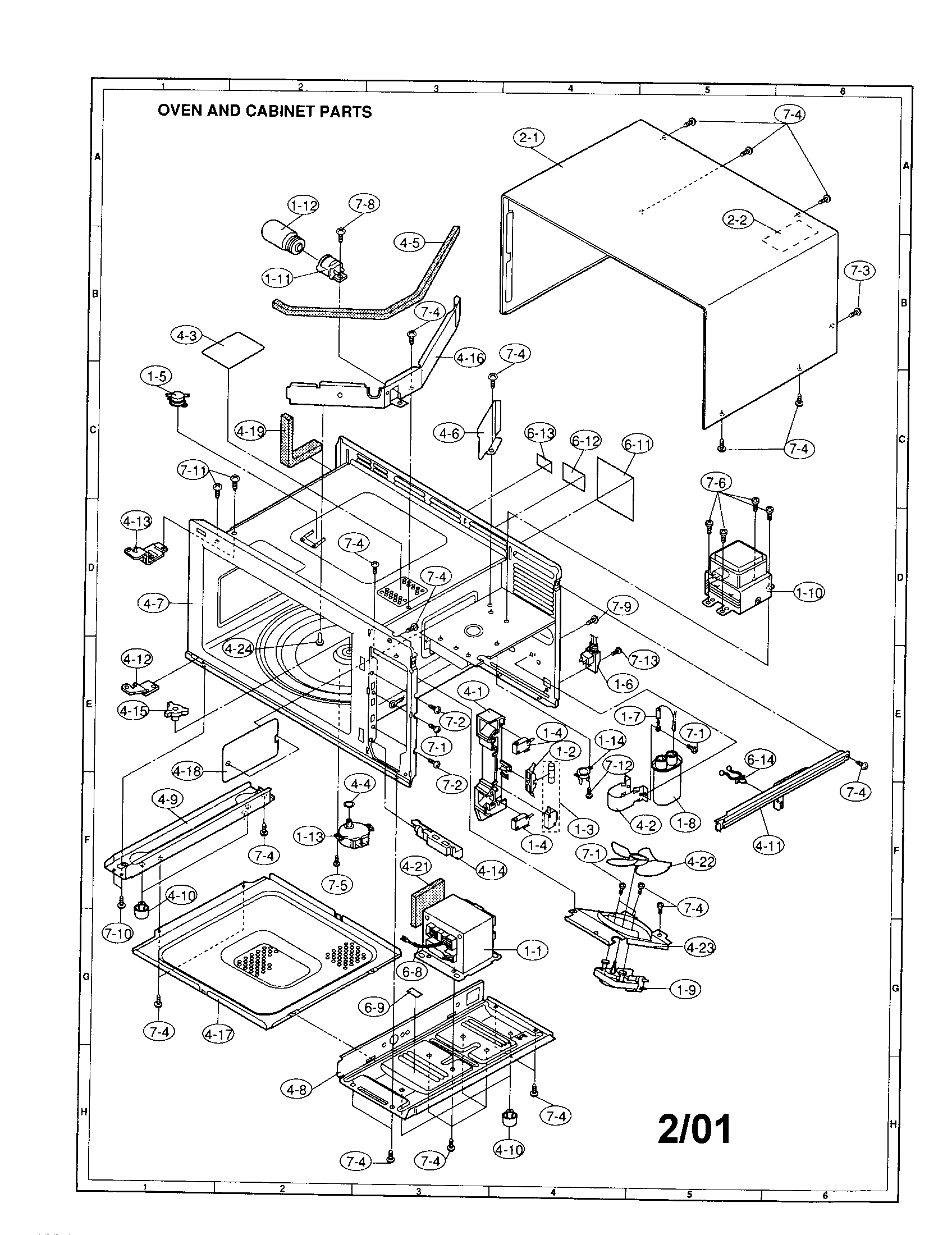 Oven and cabinet