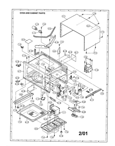 Oven and cabinet
