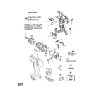 Makita 8433DWDE drill diagram