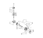 Kenmore 11022832100 brake/clutch/gearcase/motor/pump diagram