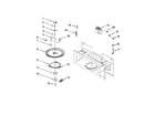 Kenmore 66561632100 magnetron and turntable diagram