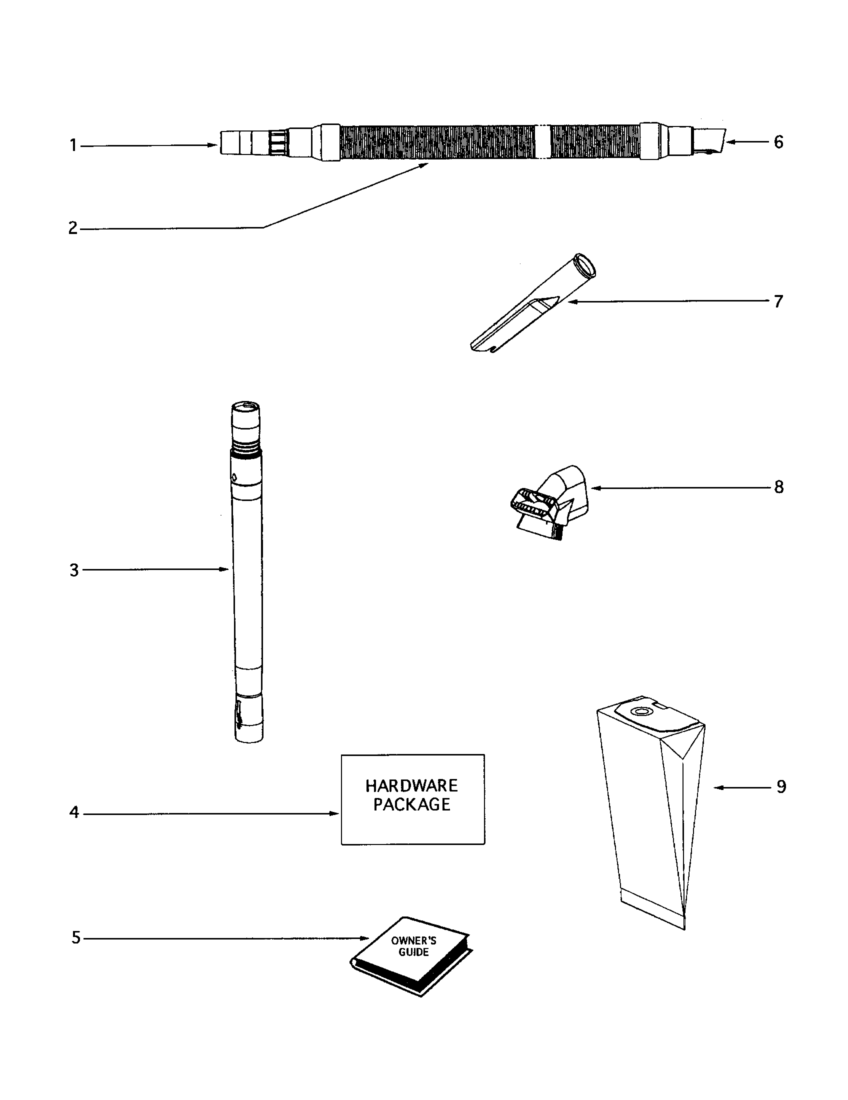 Hose and attachment