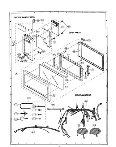 Control panel/door