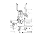 Eureka 4380AT-4 motor cover diagram