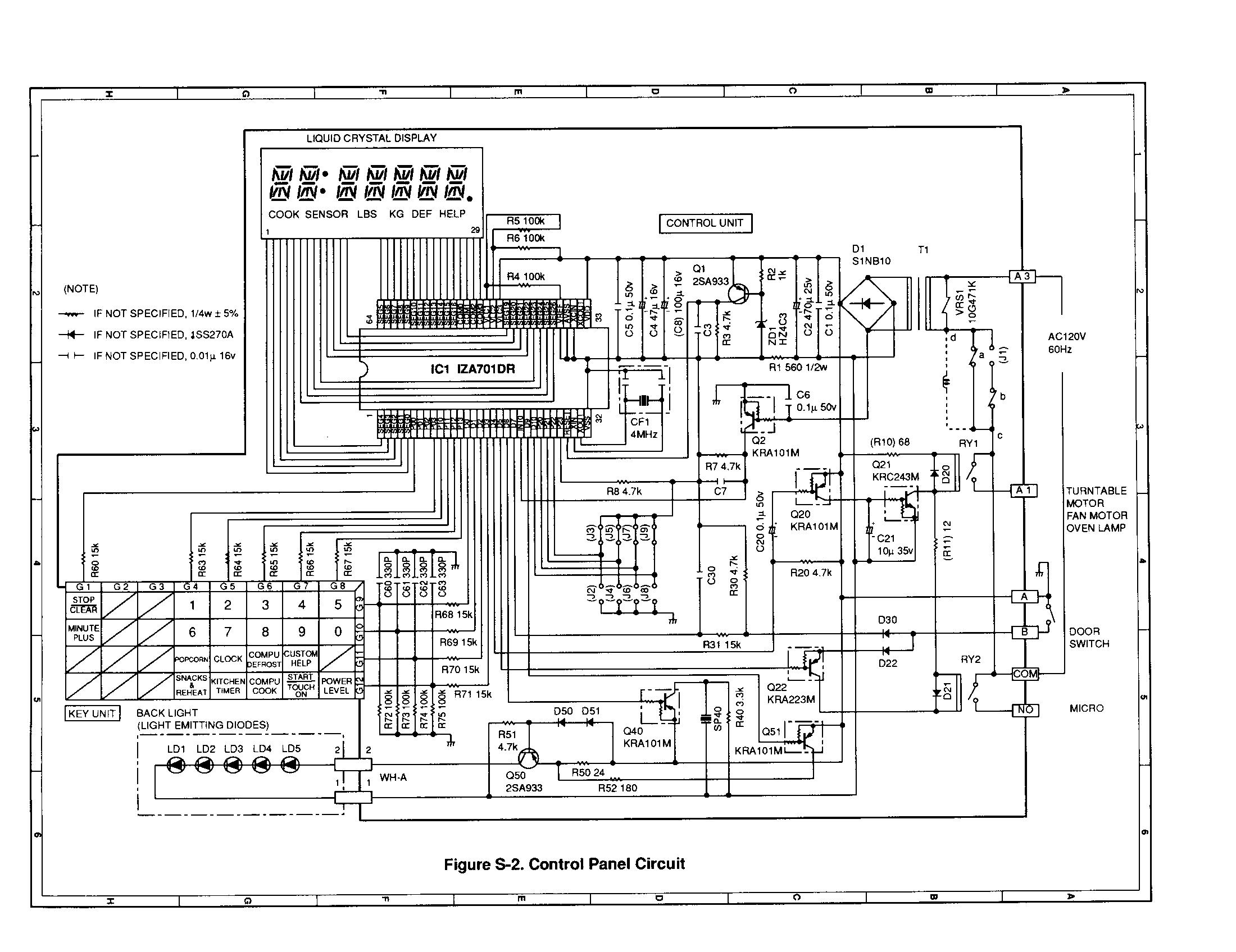Control panel circuit