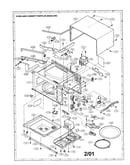 Oven and cabinet