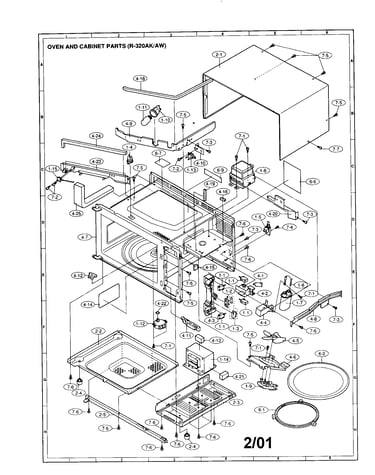 Oven and cabinet