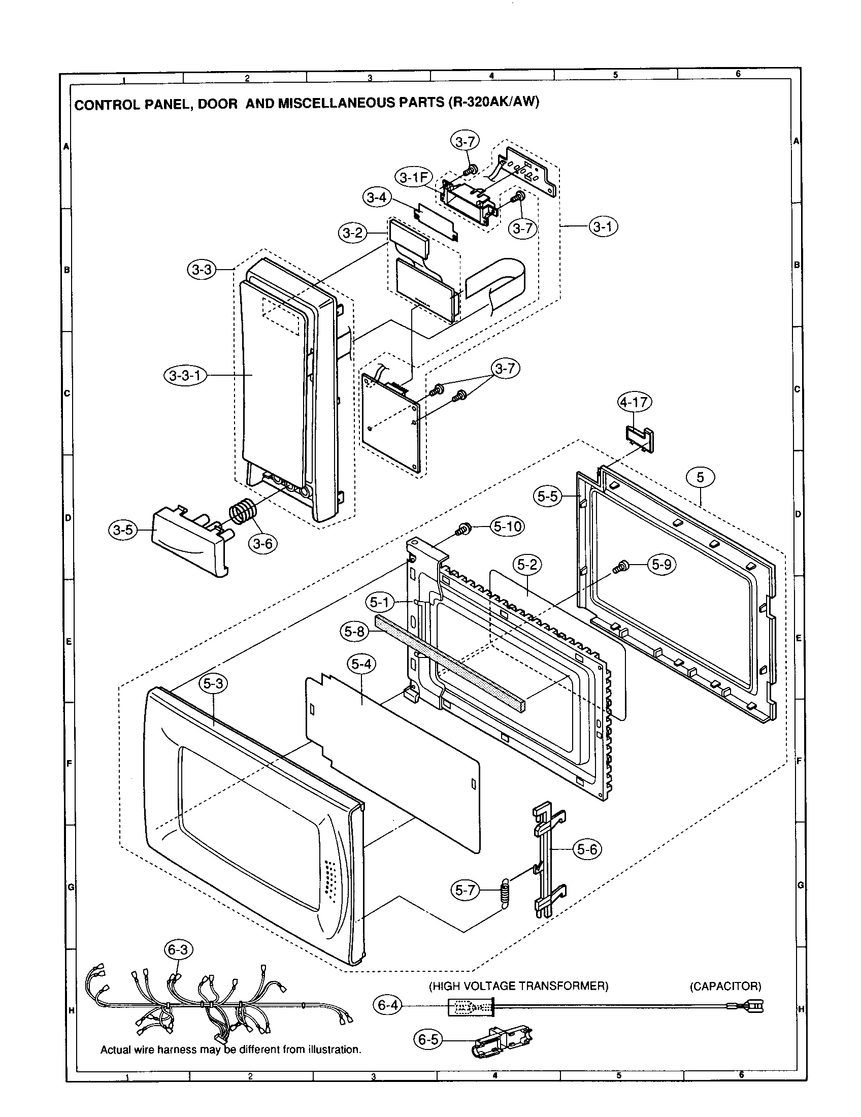 Control panel, door,miscellaneous