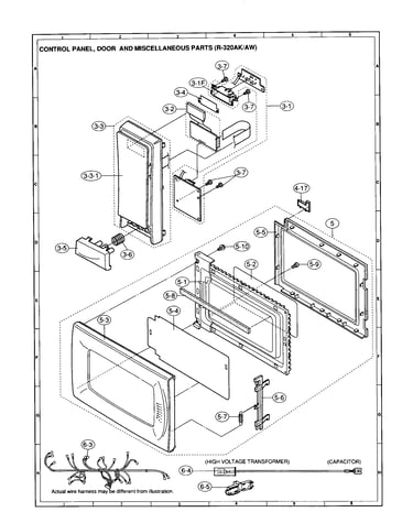 Control panel, door,miscellaneous