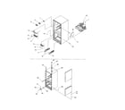 Kenmore 59661879101 covers, hinges/light covers diagram